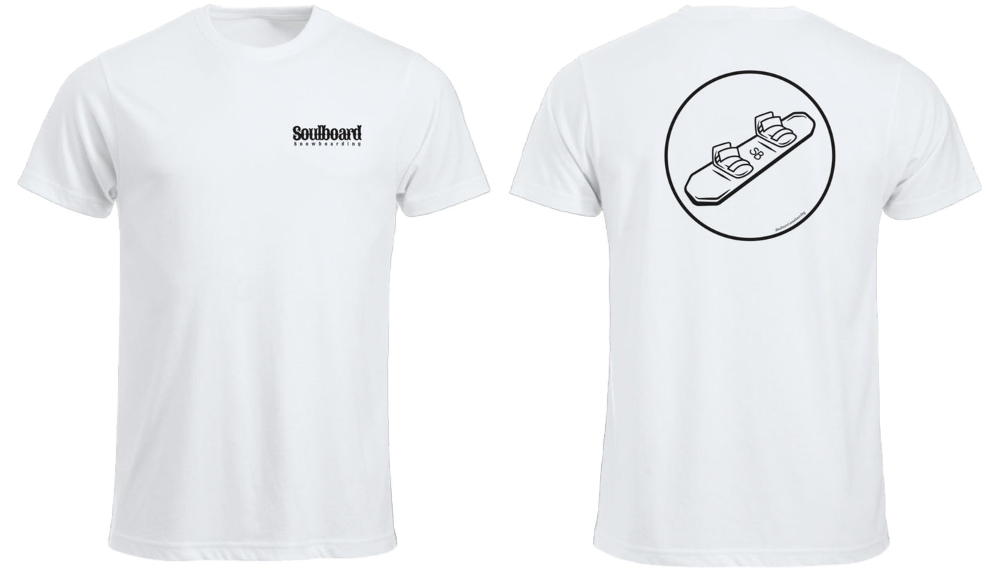THE BOARD snowboarding T-shirt